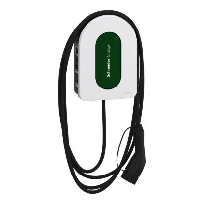 Picture of Charging station, Schneider Charge, 1P+N, attached cable 7m, 7.4kW, 32A