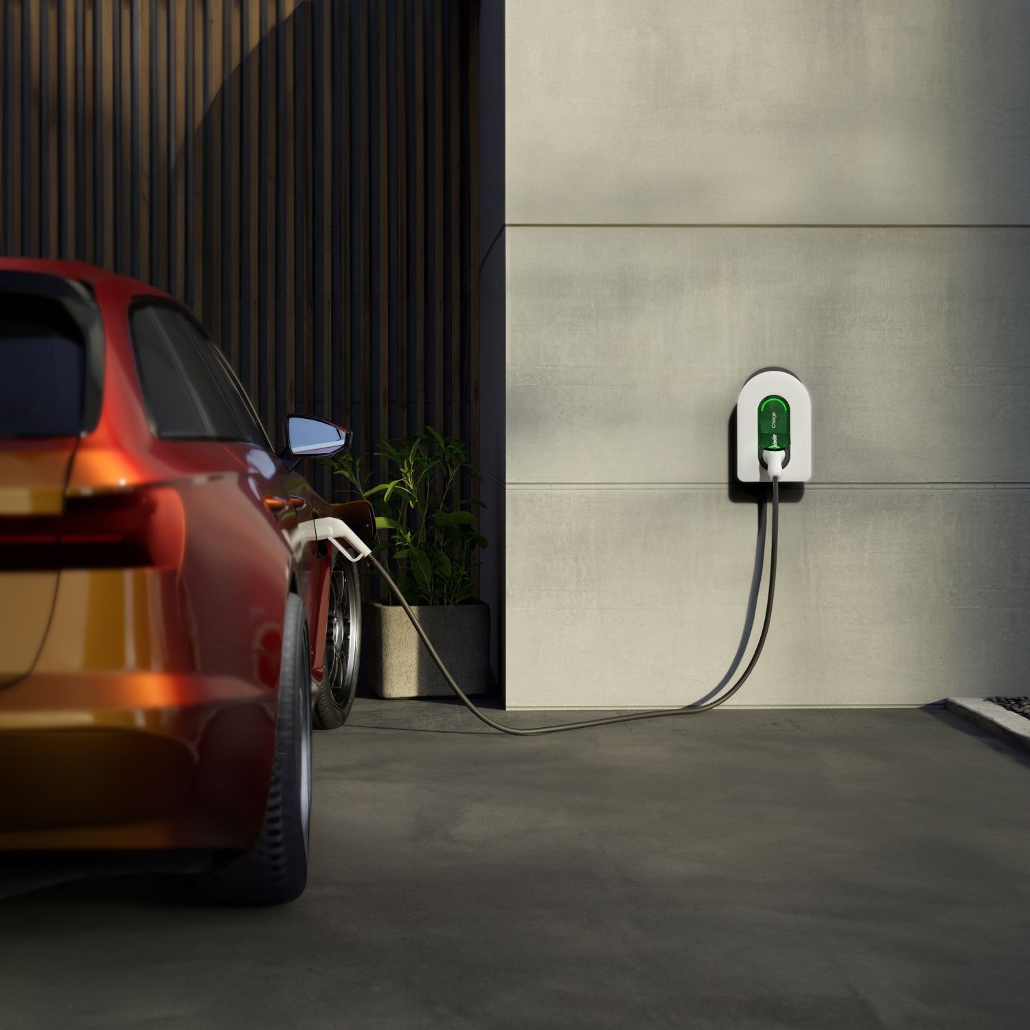 Picture of Charging station, Schneider Charge, 1P+N/3P+N, 1xT2S, 7.4/11/22kW, 16/32A
