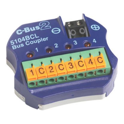 Picture of C-Bus Control and Management System, Bus Coupler Input Unit, 4 Channel, Supports On-Board Scenes