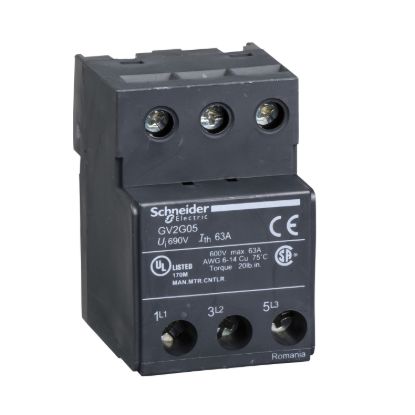 Picture of TeSys Deca & TeSys U Terminal Block, TeSys D, 3P, for GV1L3