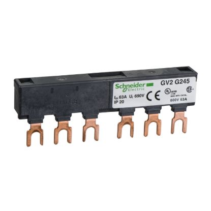 Picture of Linergy FT Comb busbar, TeSys D, 63 A, 2 tap-offs, 45 mm pitch