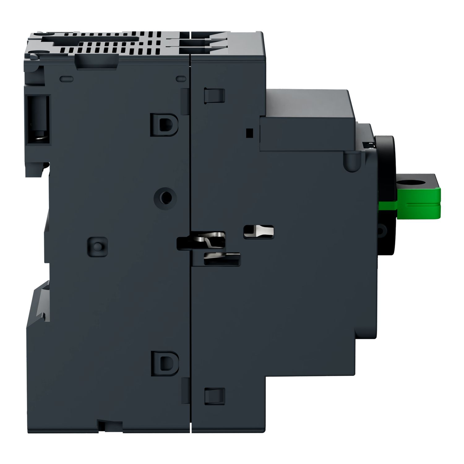 Picture of Motor circuit breaker, TeSys GV2, TeSys Deca, 3P, 18A, magnetic, rotary handle, screw clamp terminals