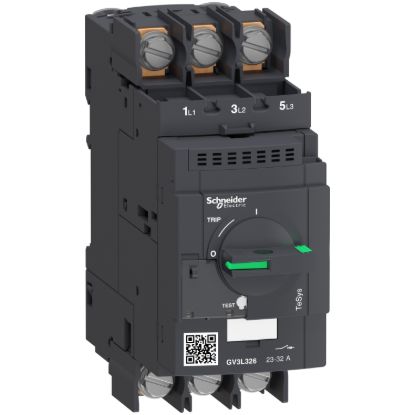 Picture of Motor circuit breaker,TeSys Deca frame 3,3P,32A,magnetic,rotary handle,lugs or bars terminals