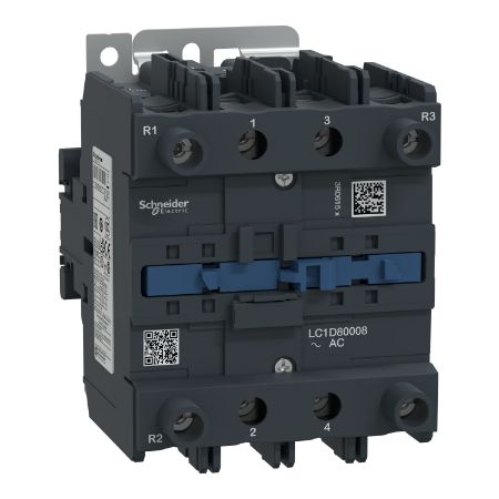 Picture of Contactor, TeSys Deca, 4P(2NO+2NC), AC-1, <=440V, 125A, 42V AC 50/60Hz coil, screw clamp terminal