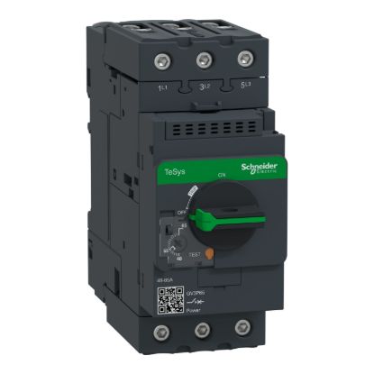 Picture of Motor circuit breaker,TeSys Deca frame 3,3P,48-65A,thermal magnetic,EverLink terminals