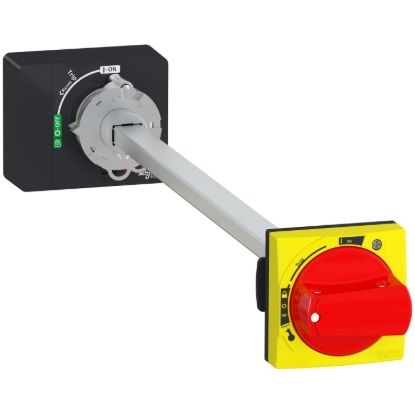 Picture of Rotary handle kit, TeSys GV4, TeSys GV4, extended, fixed, red, IP65