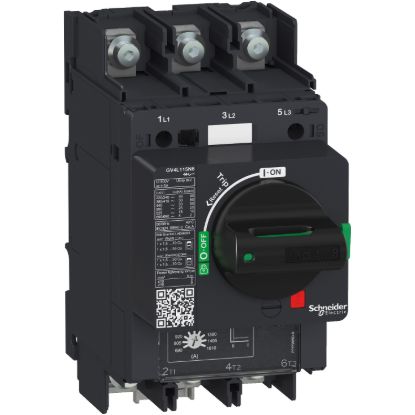 Picture of Motor circuit breaker, TeSys GV4, TeSys GV4, 3P, 7A, Icu 50kA, magnetic, lugs terminals