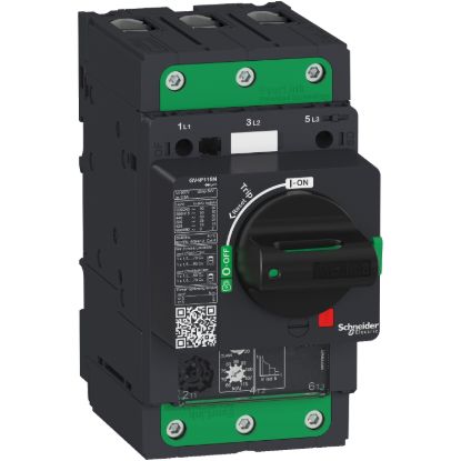 Picture of Motor circuit breaker, TeSys GV4, TeSys GV4, 3P, 80A, Icu 50kA, thermal magnetic, Everlink terminals