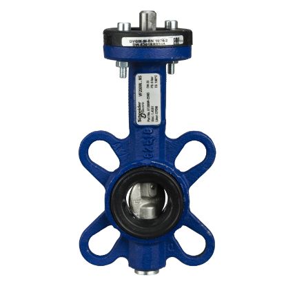 Picture of VF208W Butterfly Valve, 2-Way, DN25, Wafer Flanged, 316 Stainless Steel Disc, EPDM Liner, Kvs 26 mÂ³/h, Max âˆ†P 600 kPa.