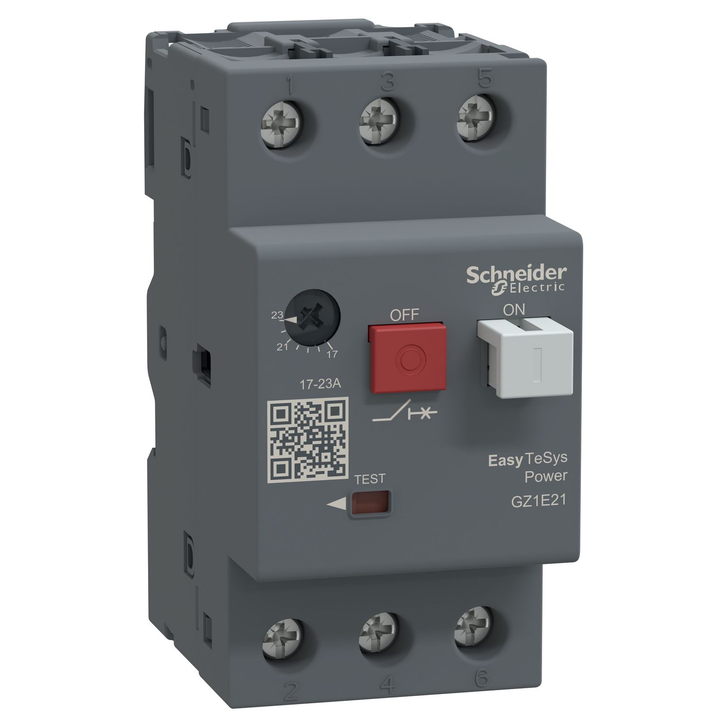 Picture of Motor circuit breaker,Easy TeSys Power,GZ1E,AC-3,3P,17..23A,thermal magnetic trip