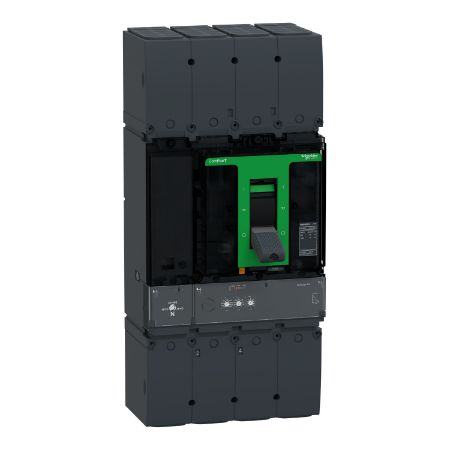 Picture of Circuit breaker, ComPacT NSX400K, 36kA/800VAC, 10kA/1000VAC, 4 poles, MicroLogic 2.3 trip unit, 400A