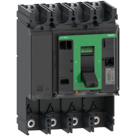 Picture of Circuit breaker basic frame, ComPacT NSX400N, 50kA/415VAC, 4 poles, 400A frame rating, without trip unit