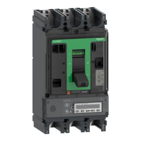 Picture of Circuit breaker, ComPacT NSX630HB2, 100kA/690VAC, 3 poles, MicroLogic 6.3E-M trip unit 500A