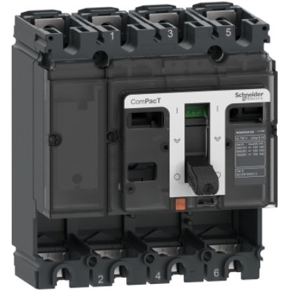 Picture of Circuit breaker basic frame, ComPacT NSX250F DC, 36kA/750VDC, 4 poles, 250A frame rating, without trip unit