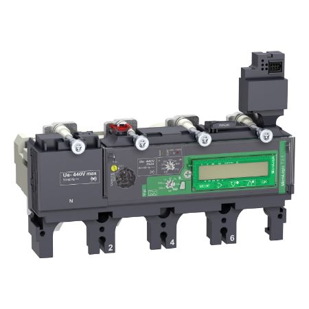 Picture of Trip unit MicroLogic Vigi 7.3E, ComPacT NSX400/630, 4 poles, basic and earth leakage protections, energy meter, 400A