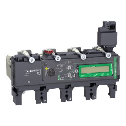 Picture of Trip unit MicroLogic Vigi 7.3E AL, ComPacT NSX630, 4 poles, basic protections, earth leakage alarm, energy meter, 570A