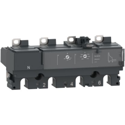 Picture of Trip unit TM200DC, ComPacT NSX250 DC, 4 poles, thermal magnetic protections, 200A rating
