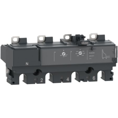 Picture of Trip unit TM250DC, ComPacT NSX250 DC, 4 poles, thermal magnetic protections, 250A rating