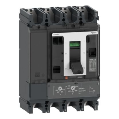 Picture of Circuit breaker, ComPacT NSX320 DC PV, 10kA/1000VDC, 4 poles, TM-DC PV trip unit 320A