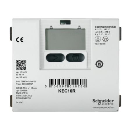 Picture of KE Series Cooling Meter, R1 Threaded Brass, 3.5 m³/h Nominal, Return