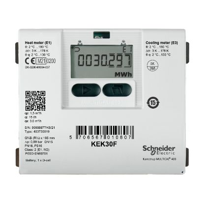 Picture of KE Series Heating And Cooling Meter, DN40 Flanged Stainless Steel, 10 m³/h Nominal, Flow Meter