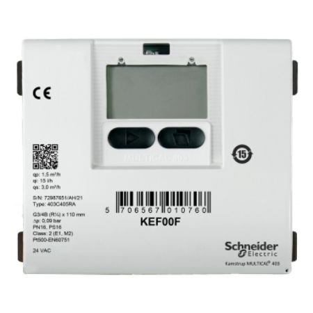 Picture of KE Series Flow Meter, R½ Threaded Brass, 1.5 m³/h Nominal, Flow Meter