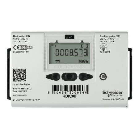 Picture of KD Series Heating And Cooling Meter, DN40 Flanged Stainless Steel, 10 m³/h Nominal, Flow Meter