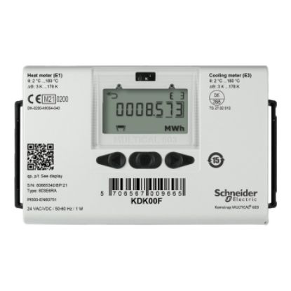 Picture of KD Series Heating And Cooling Meter, R½ Threaded Brass, 1.5 m³/h Nominal, Flow Meter