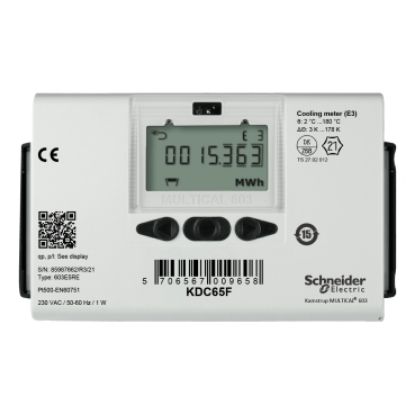 Picture of KD Series Cooling Meter, DN150 Flanged Stainless Steel, 250 m³/h Nominal, Flow Meter