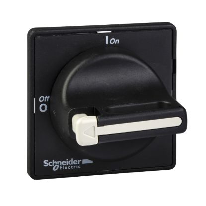 Picture of Front and black rotary handle, TeSys Mini-Vario, 1 to 3 padlocking