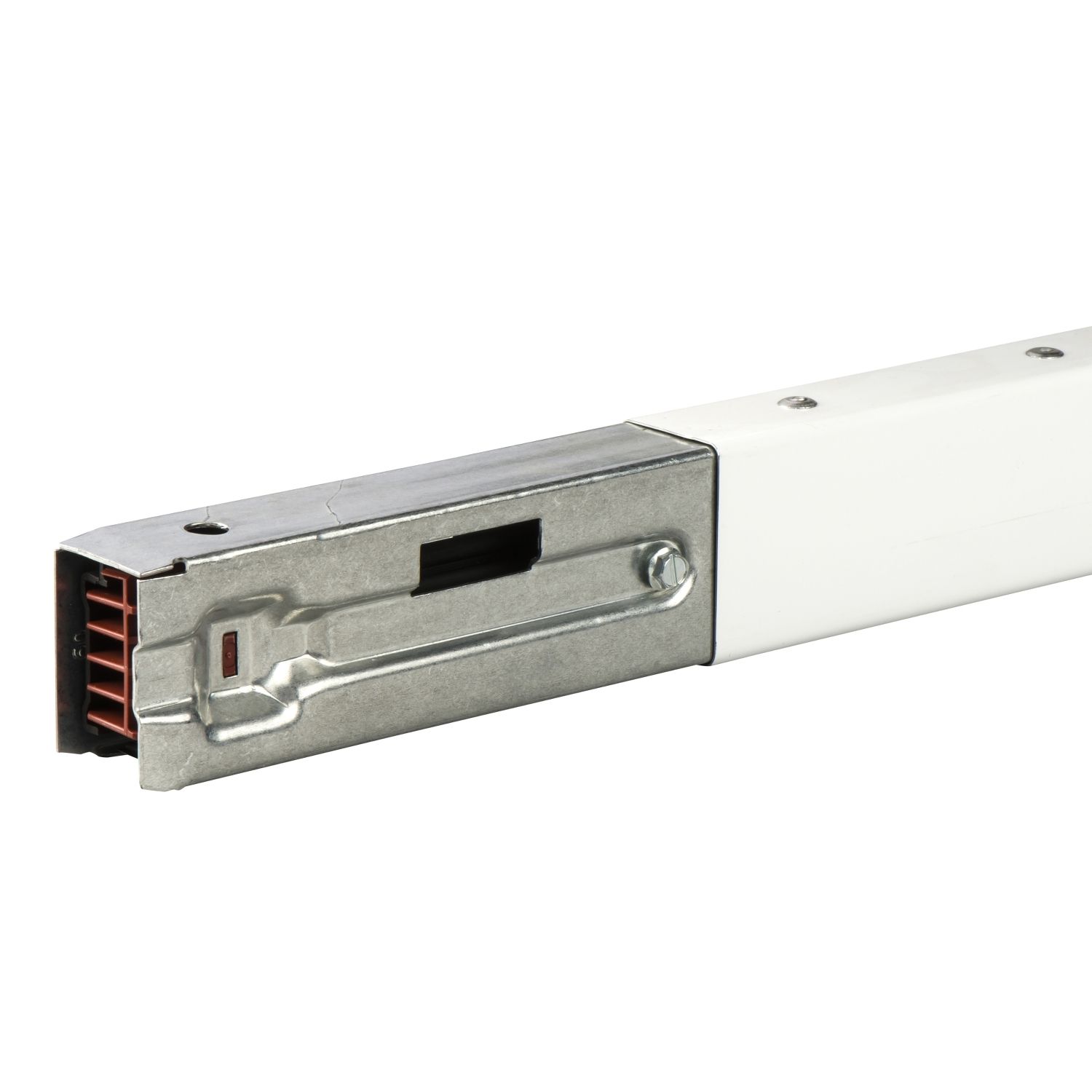Picture of Straight length, Canalis KBA, 25A, 1 circuit, L+N+PE, no outlet, 3m, white RAL9003