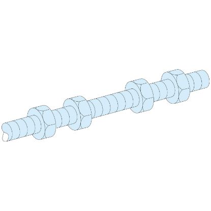 Picture of Spacing rods, PrismaSeT P, for lateral busbar mounting