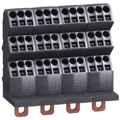 Picture of Distribution block, LINERGY DP, for ComPacT 4P, 250A, 36holes