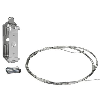 Picture of Cable suspension system, Canalis KBA, 25/40A, bracket with steel cable, steel cable supplied, galvanized version