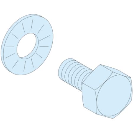 Picture of Mounting hardware, Linergy BW, screws 8.8 class m6x16 for threaded bar, set of 40