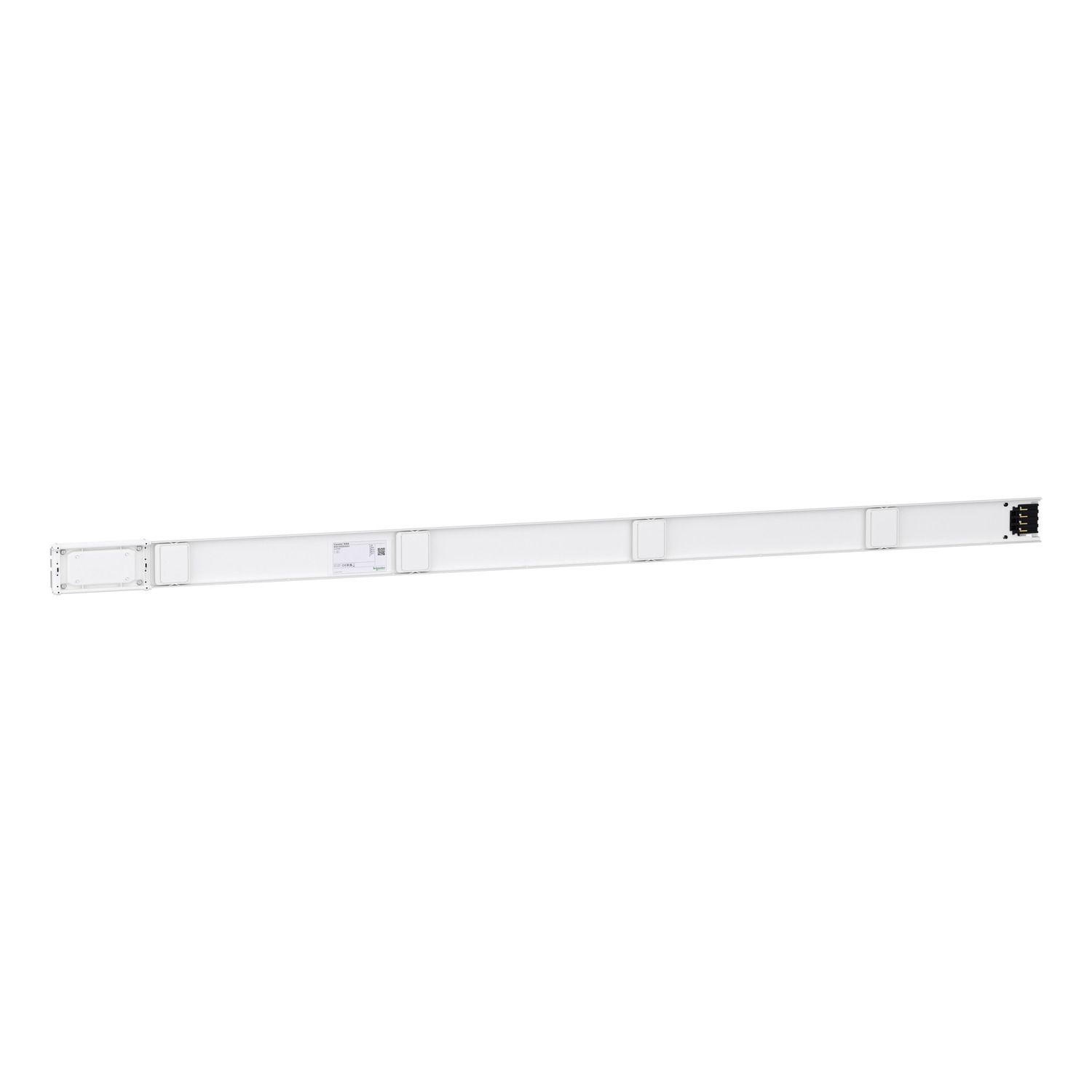 Picture of Straight distribution length, Canalis KN, additional, aluminium, 160A, 3L+N+PE, fixed length 2m, 4 outlets, RAL9001