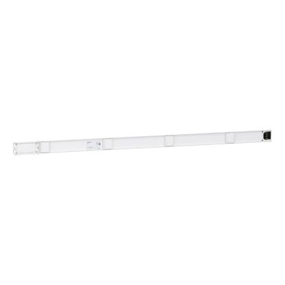 Picture of Straight distribution length, Canalis KN, additional, aluminium, 40/63A, 3L+N+PE, fixed length 2m, 4 outlets, RAL9001
