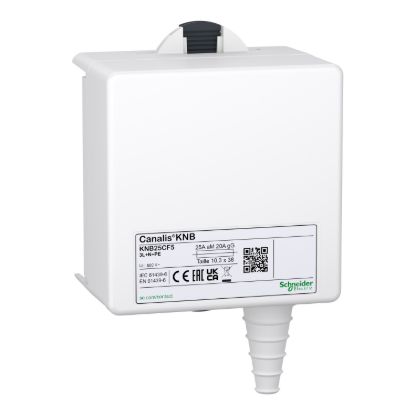 Picture of Tap off unit, Canalis KN, for NF cylindrical fuses, 25A, 3L+N+PE, fuses not provided, IP55