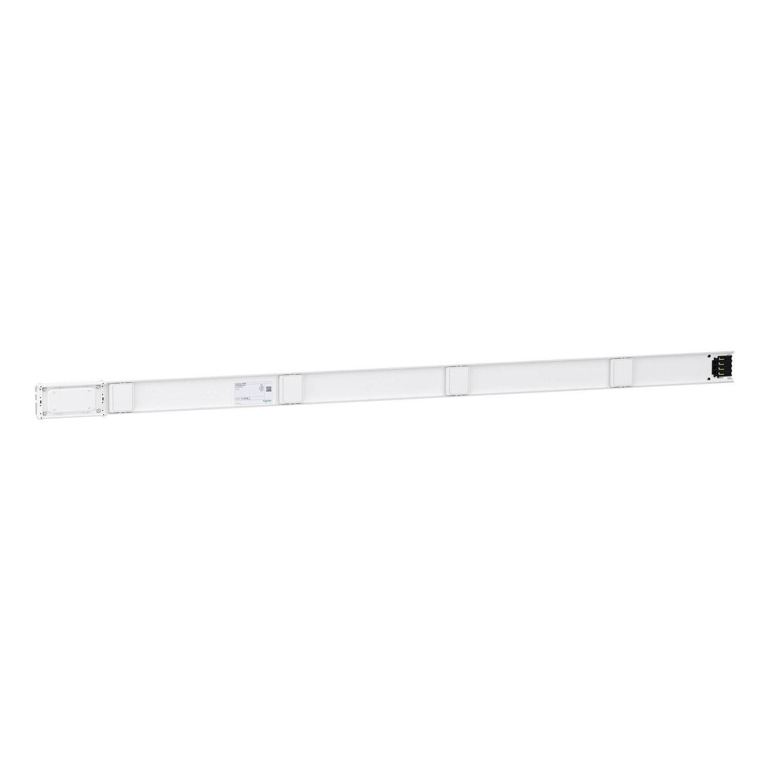Picture of Straight distribution length, Canalis KN, transmission bus, aluminium, 40/63A, 3L+N+PE, length 2m, 4 outlets, RAL9001