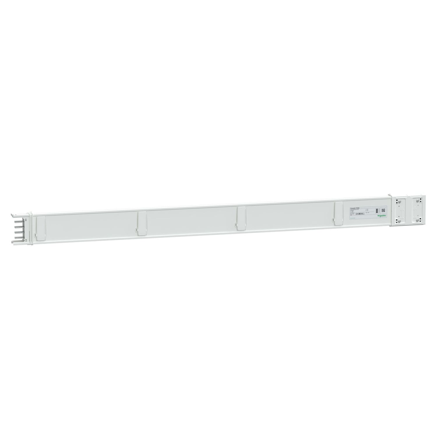 Picture of Horizontal distribution length, Canalis KSA250, aluminium, 100/160/250A, fixed length 2m, 8 outlets, 3L+N+PE, RAL9001