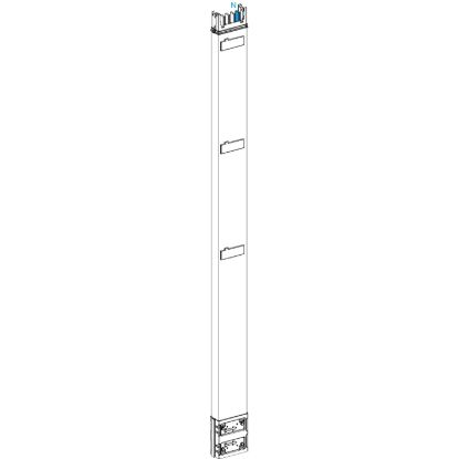Picture of Vertical distribution length, Canalis KSA400, aluminium, 400A, fixed length 2m, 3 outlets, 3L+N+PE, white RAL9001
