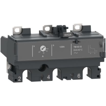 Picture of Trip unit TM200G DC, ComPacT NSX250 DC, 3 poles, thermal magnetic protections, generator protection, 200A rating