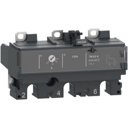 Picture of Trip unit TM200G DC, ComPacT NSX250 DC, 3 poles, thermal magnetic protections, generator protection, 200A rating