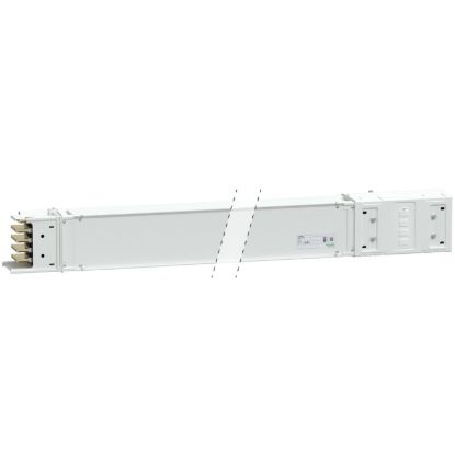 Picture of Horizontal transport length, Canalis KSA630, aluminium, 500/630A, made to measure length 0.5-1.9m, 3L+N+PE, RAL9001
