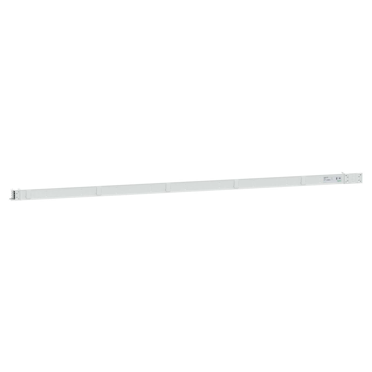 Picture of Horizontal distribution length, Canalis KSA800, aluminium, 800A, fixed length 5m, 10 outlets, 3L+N+PE, white RAL9001