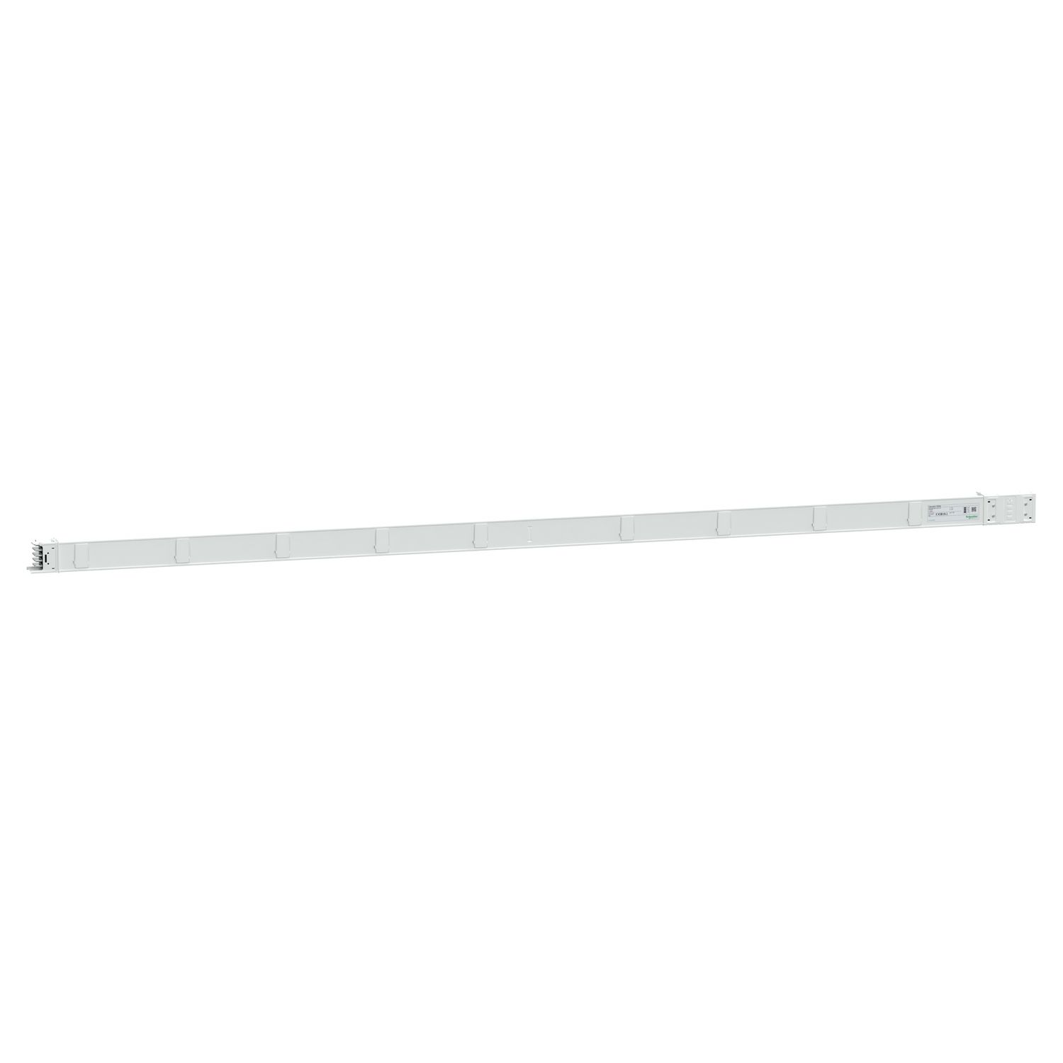Picture of Horizontal distribution length, Canalis KSA800, aluminium, 800A, fixed length 5m, 18 outlets, 3L+N+PE, white RAL9001