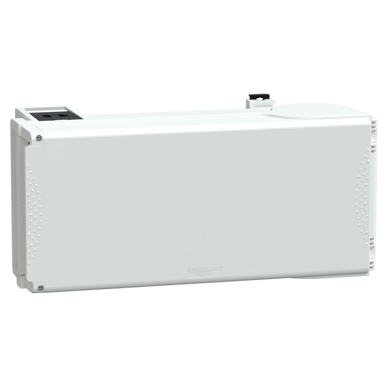 Picture of Tap off unit, Canalis KS 100A to 1000A, with fuse holder, 100A, blade size 00 fuses not supplied, 3L+PEN, IP55, RAL9001
