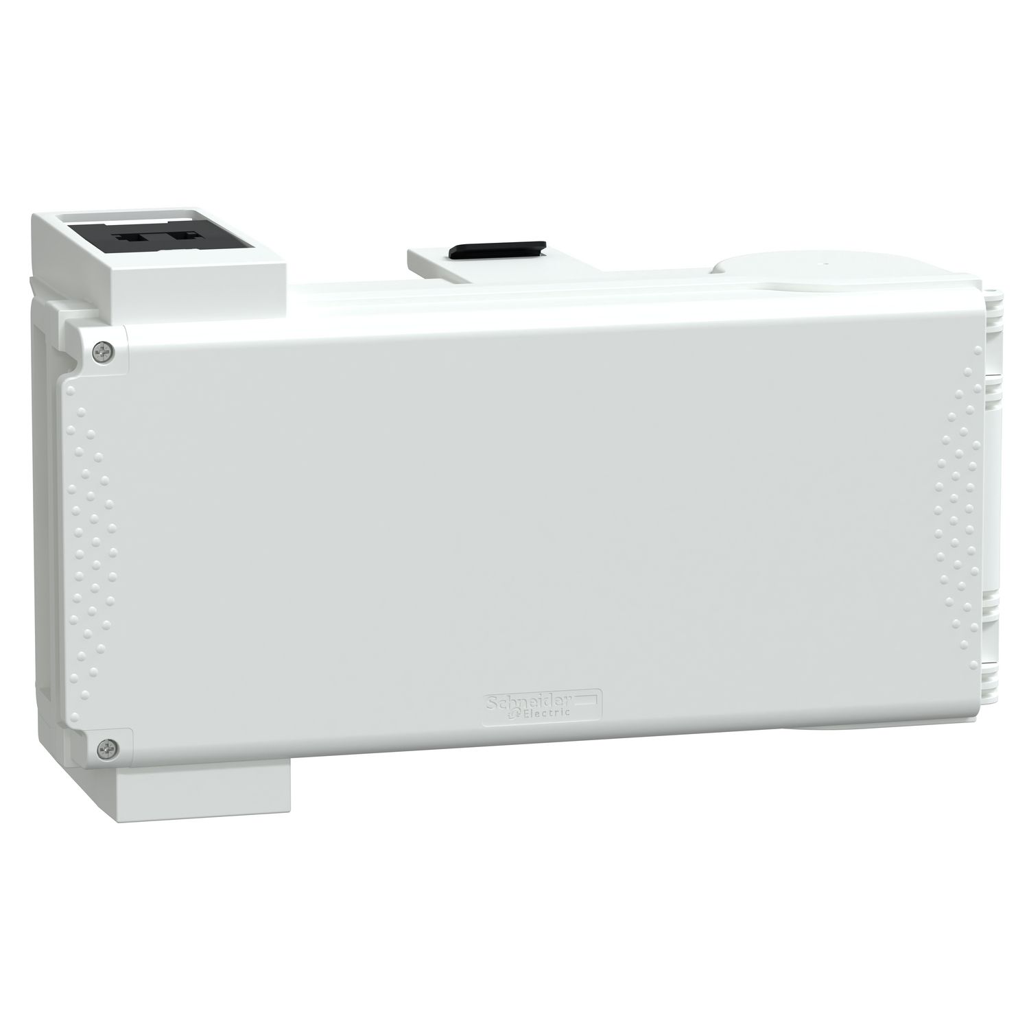 Picture of Tap off unit, Canalis KS 100A to 1000A, with fuse holder, 25A, DZ fuses not supplied, 3L+N+PE, IP55, RAL9001