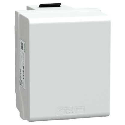 Picture of Tap off unit, Canalis KS 100A to 1000A, with fuse holder, 32A, NF 10x38mm fuses not supplied, 3L+N+PE, IP55, RAL9001