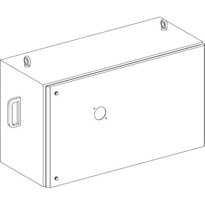 Picture of Tap off unit, Canalis KS 500A to 1000A, for ComPacT NSX400, with 1 current transformer, 250A, 3L+N+PE, IP55, RAL9001